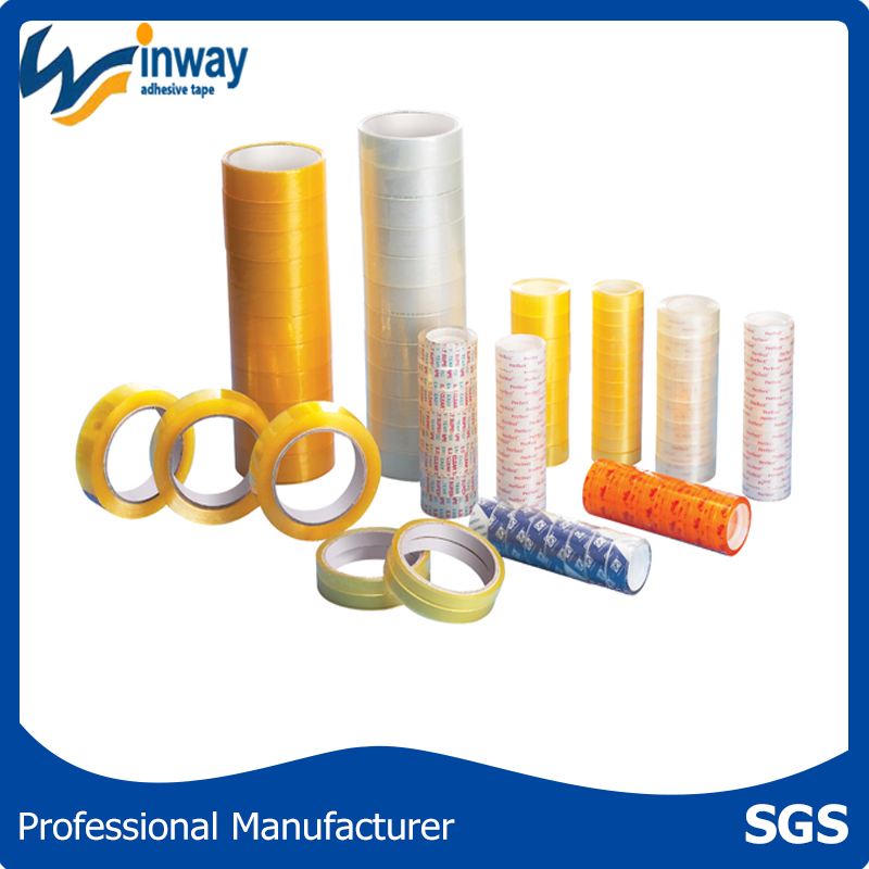 Hot cake OEM 42 Micron Thickness Adhesive Office Bopp Stationery Tape