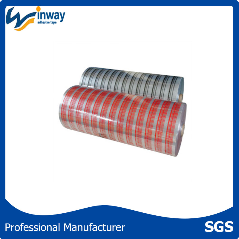 Manufacturer Bopp Printed Packing Tape Jumbo Roll