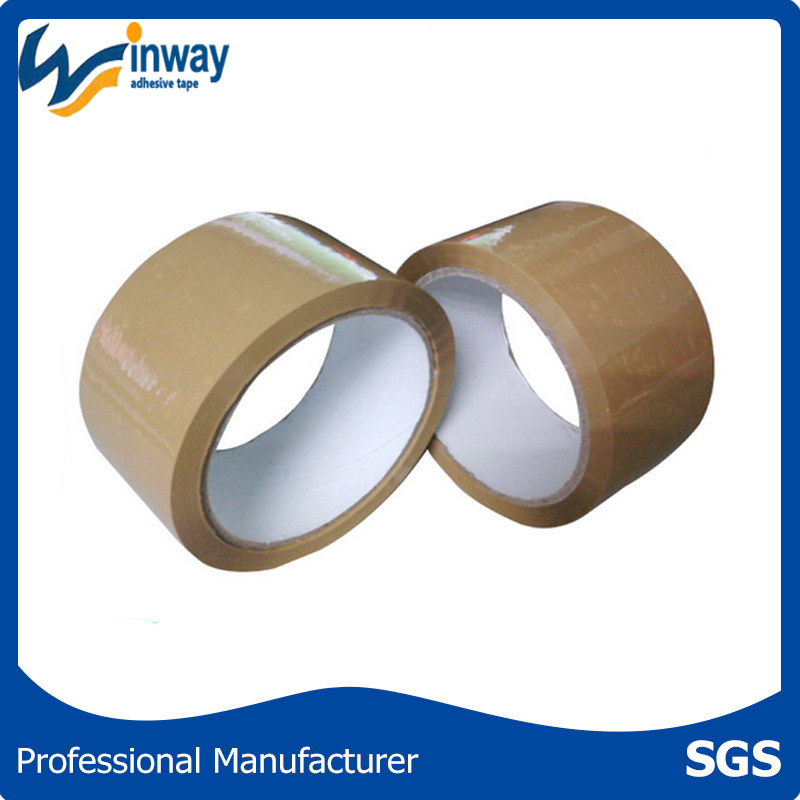 Clear and Brown Water Based Acrylic Adhesive Carton Sealing Bopp Packing Tape