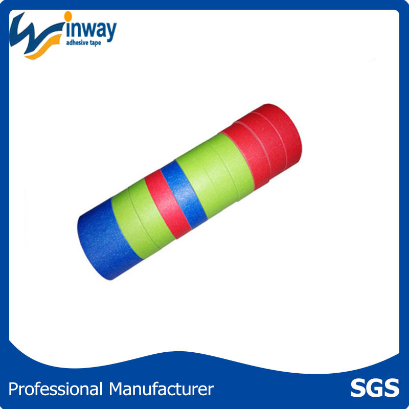 Crepe paper masking adhesive tape , heat resistant masking tape China supplier