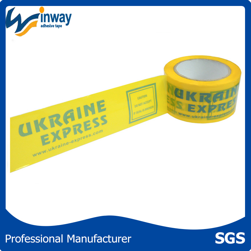 Strong adhesive custom logo printed bopp packing tape with company logo
