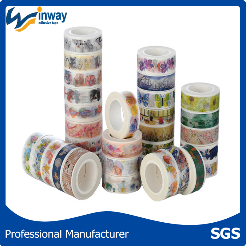 Hot selling High-Quality Colorful Custom Washi Tape