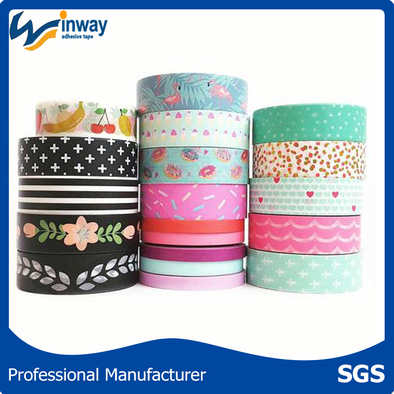 Custom Printed Japanese Washi Material Masking Tape