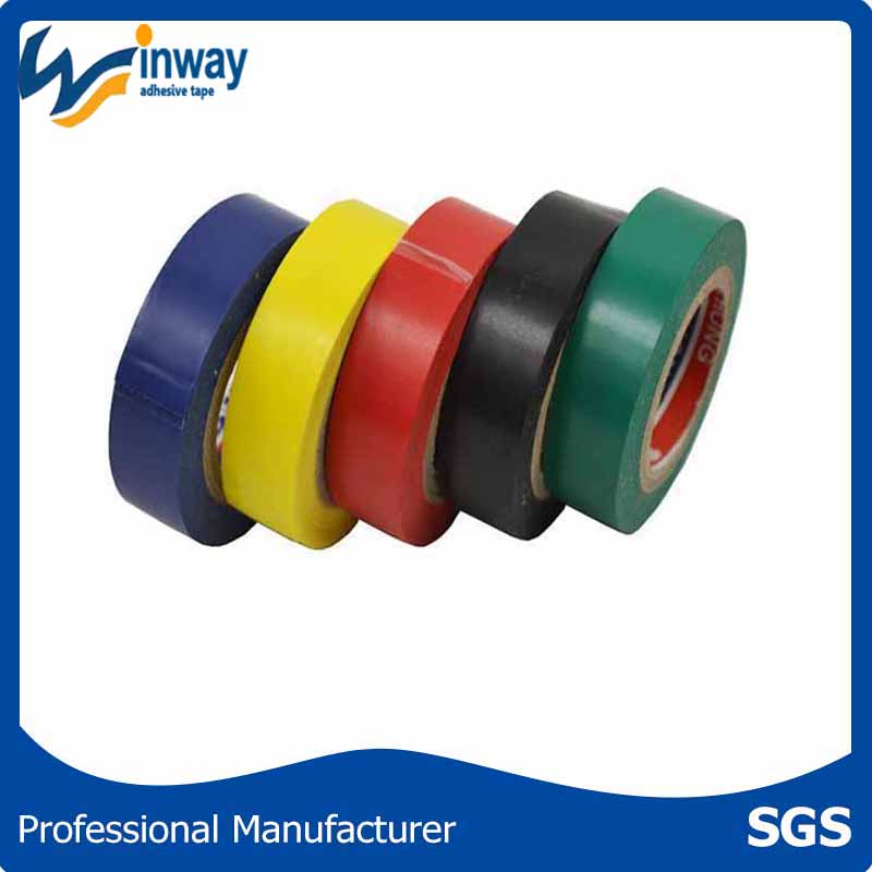 A Grade Color PVC Insulation Tape with Rubber Adhesive