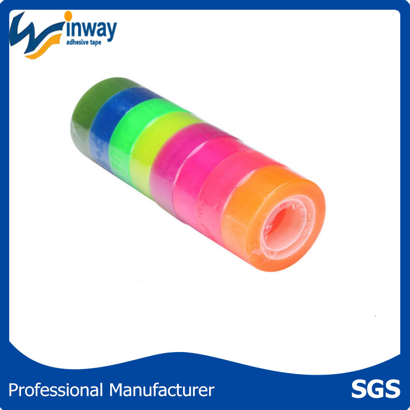 Supply Rainbow BOPP Adhesive Stationery Tape