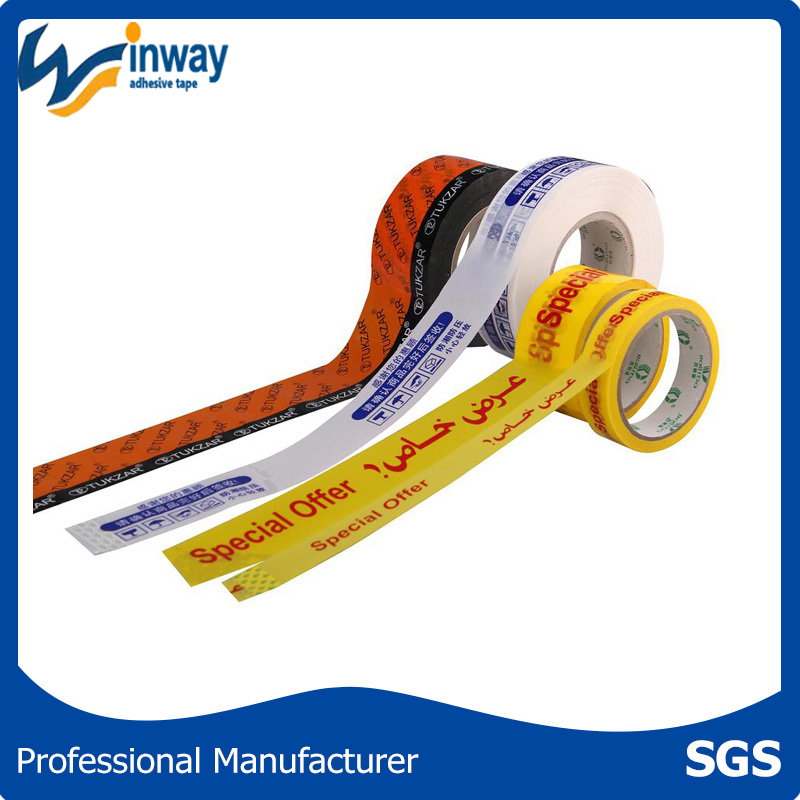 Water Based Glue BOPP OEM Printed Tape