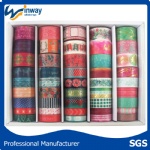 China Factory Colorful Custom Printed Washi Decorative Tape For Boxing Masking