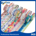 Wholesale manufactory custom print gold foil washi tape